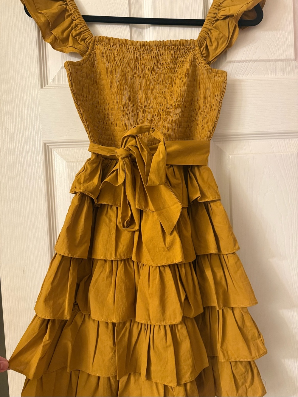 NWOT tiered mini dress